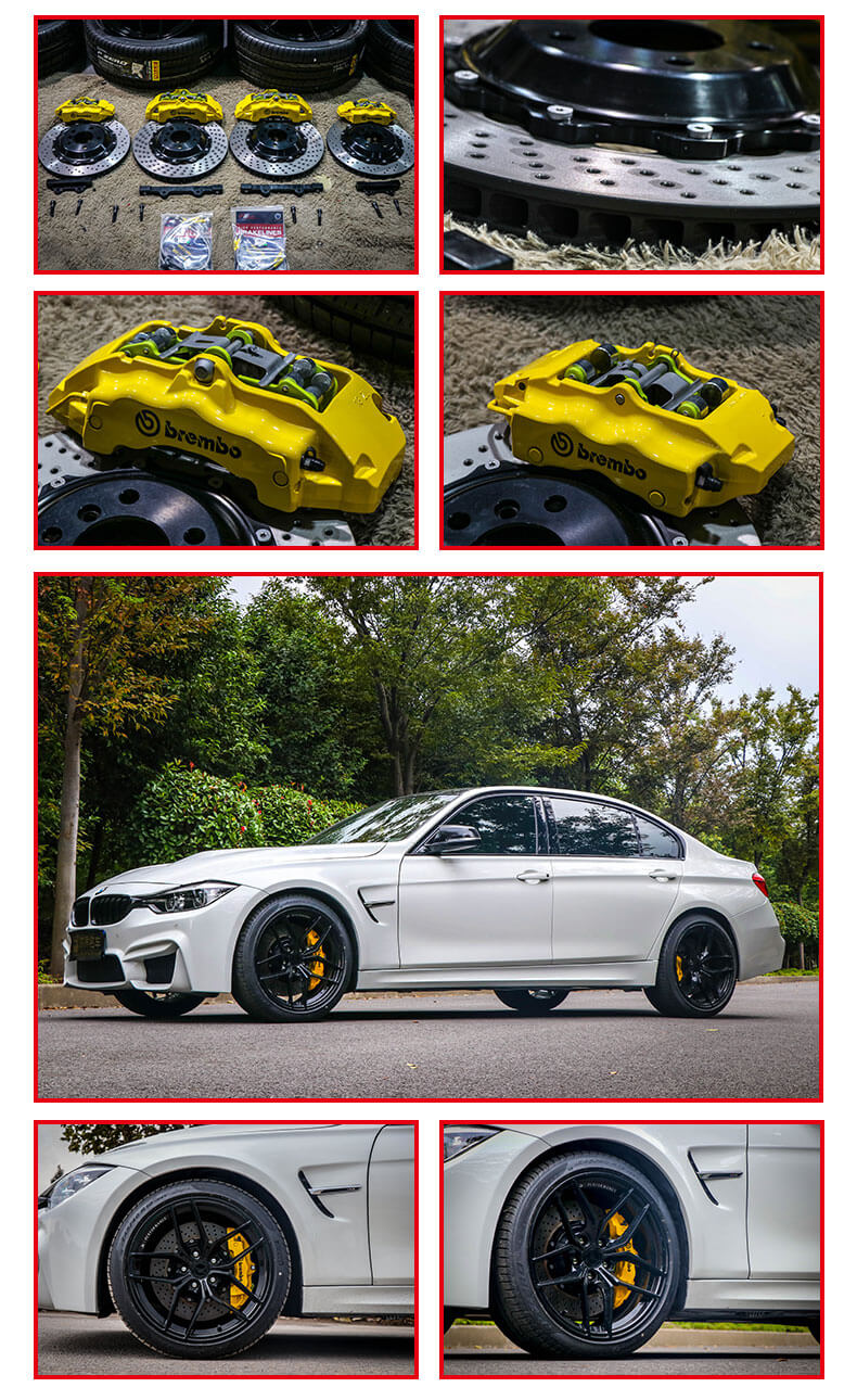 宝马3系 Brembo卡钳升级