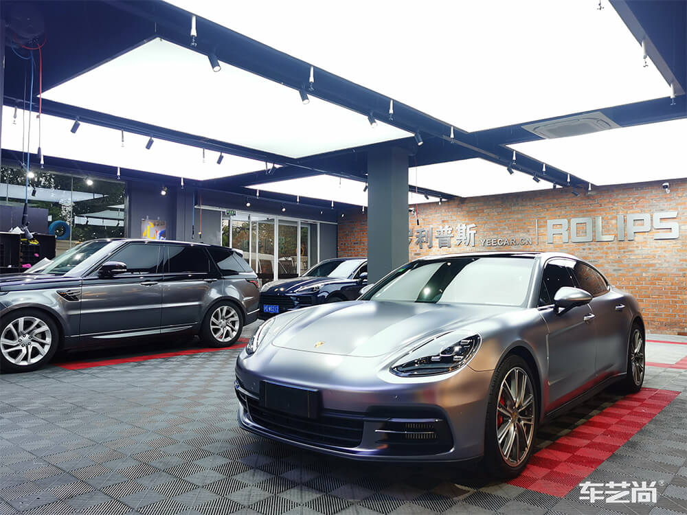 帕拉梅拉贴改色膜施工前后对比~（5）