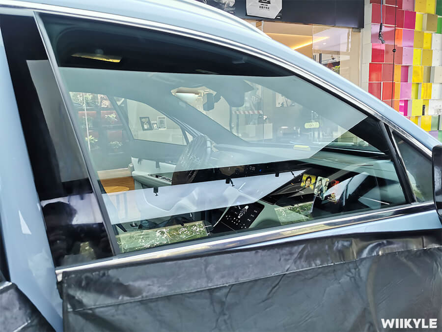 理想ONE实贴WIIKYLE玻璃膜+隐形车衣（3）