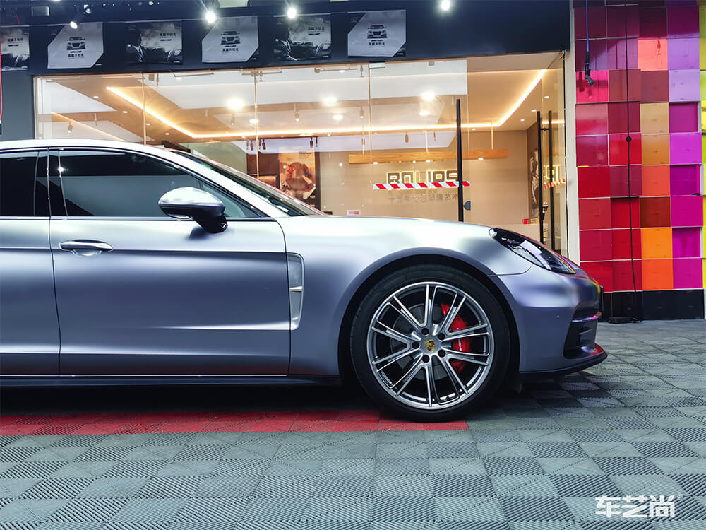 帕拉梅拉贴改色膜施工前后对比~（6）