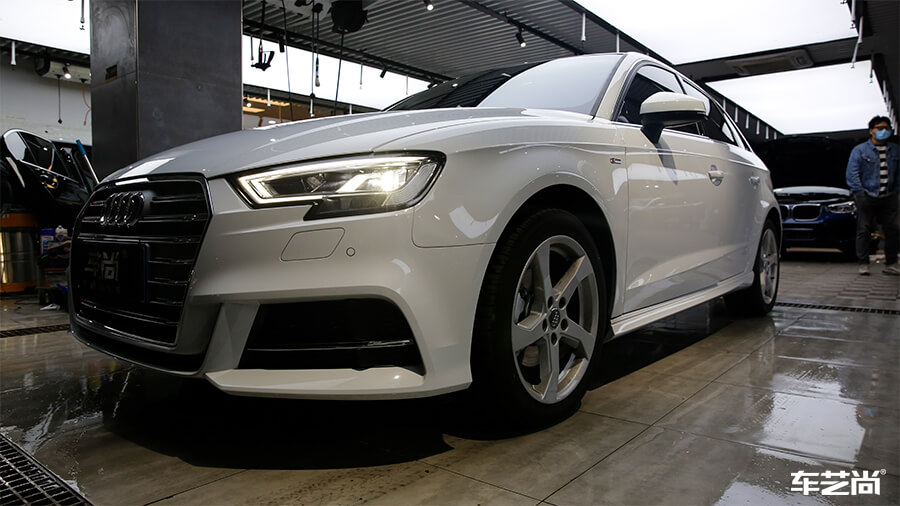 奥迪 A3装贴威固隔热膜，施工流程展示（15）