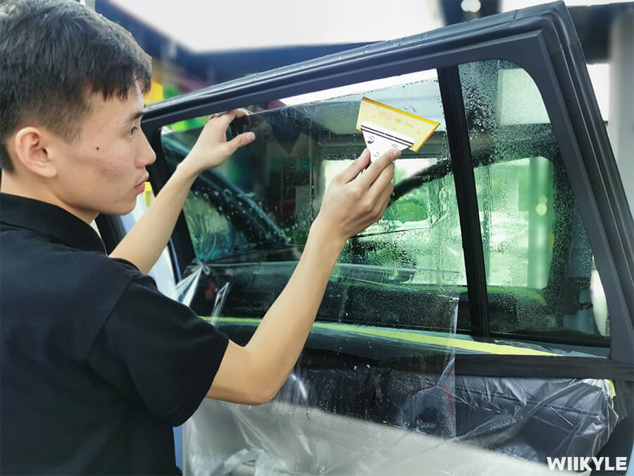 理想ONE实贴WIIKYLE玻璃膜+隐形车衣（8）