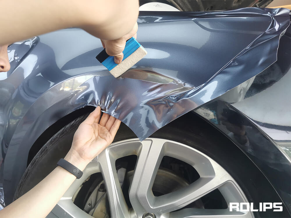 路和揽胜实贴改色膜案例~（1）