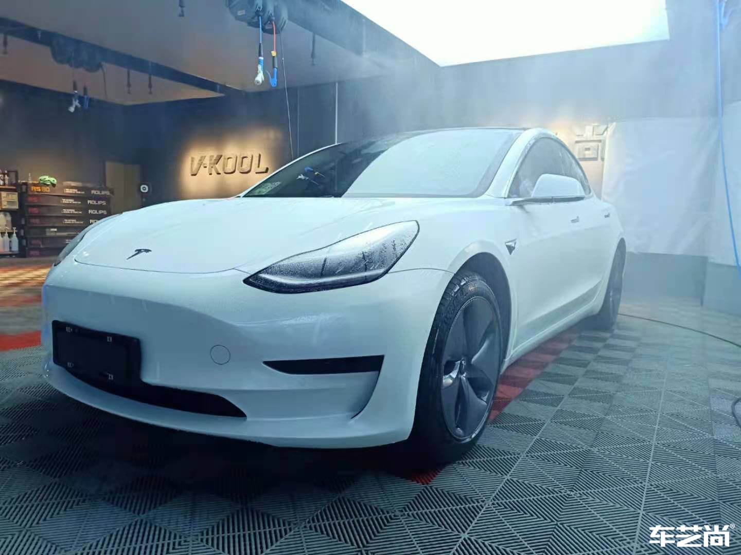 特斯拉Model 3施工威固隐形车衣，施工流程（1）
