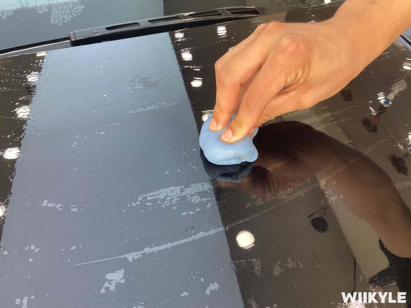 奥迪 A8装贴WIIKYLE玻璃膜，施工流程展示（1）