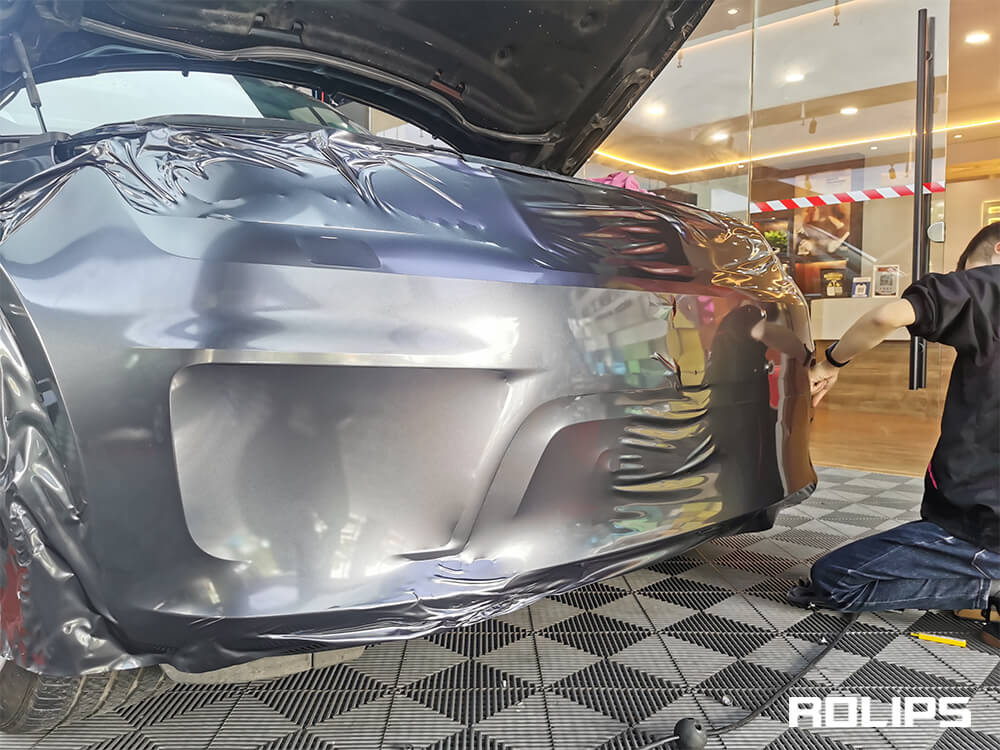 路虎揽胜贴改色膜的施工过程是什么？