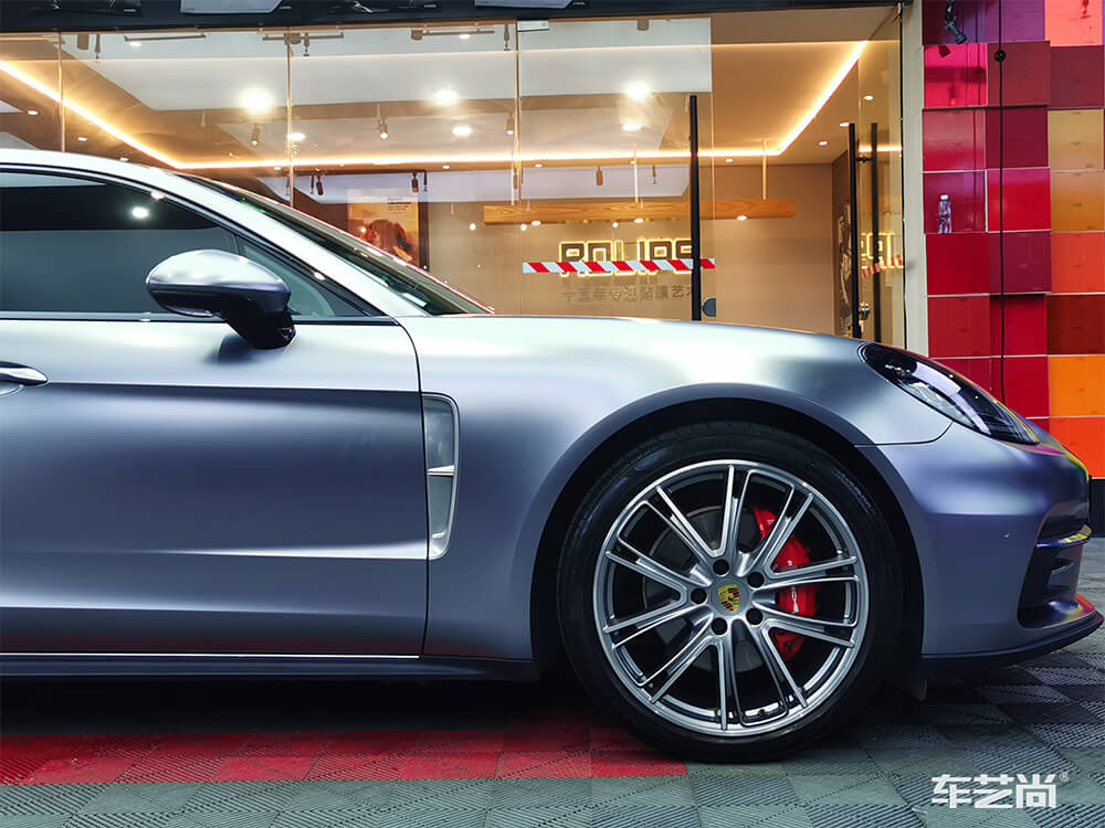 帕拉梅拉贴改色膜施工前后对比~（8）