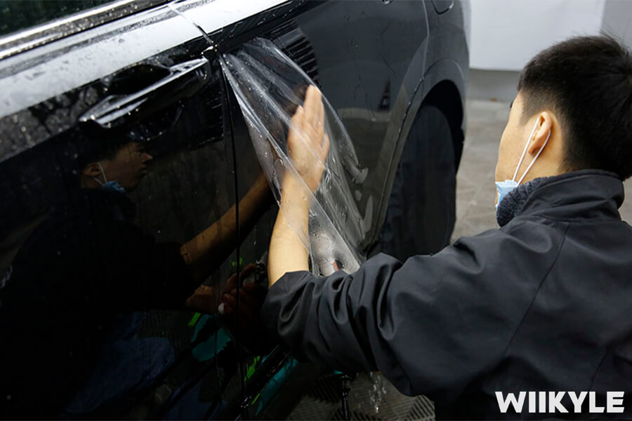 本田 皓影施工WIIKYLE隐形车衣具体流程展示（3）
