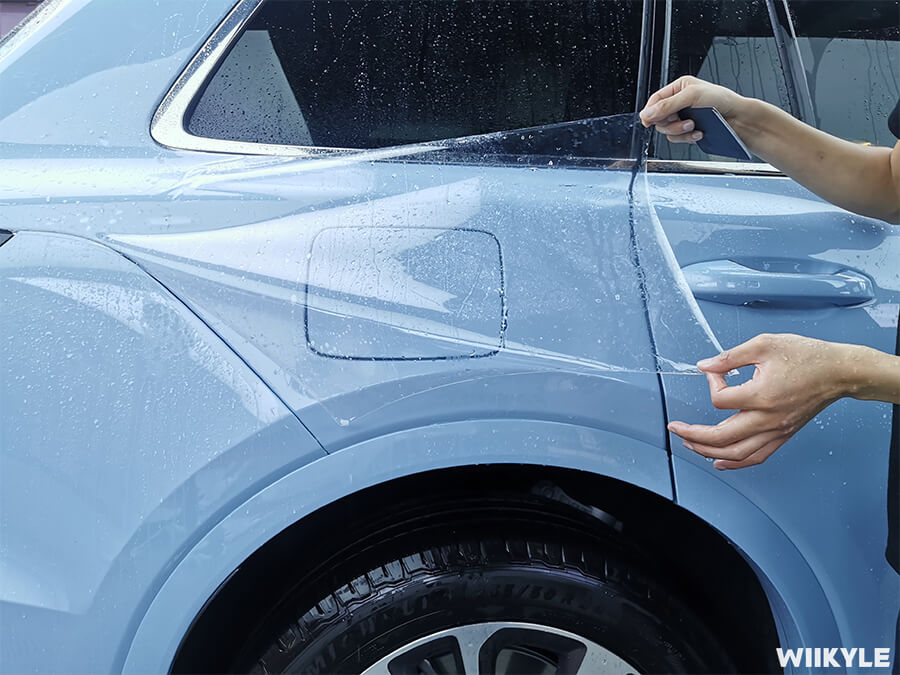 理想ONE实贴WIIKYLE玻璃膜+隐形车衣（10）