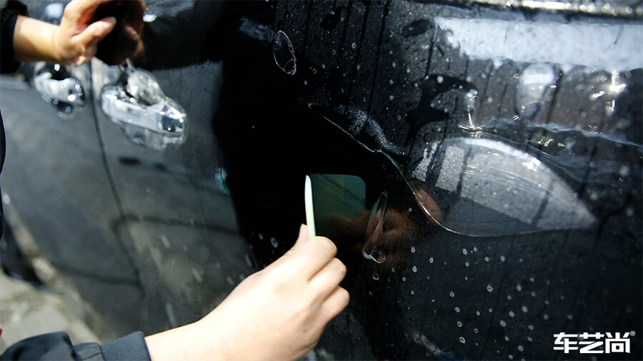 丰田埃尔法选择车艺尚，施工隐形车衣案例分享（9）