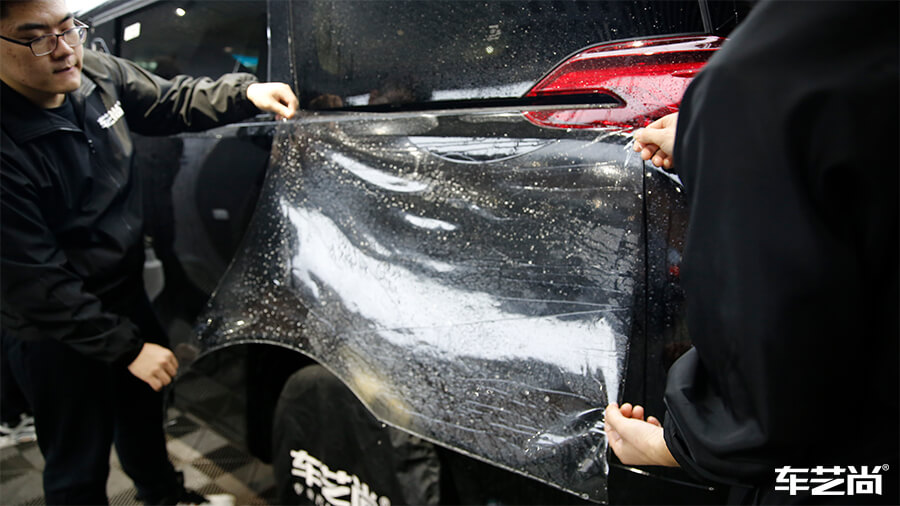 丰田埃尔法选择车艺尚，施工隐形车衣案例分享（15）