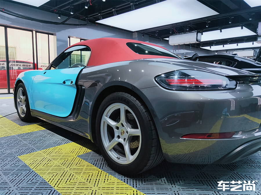 保时捷718完美“变身”，车艺尚装饰不一样的色彩（6）