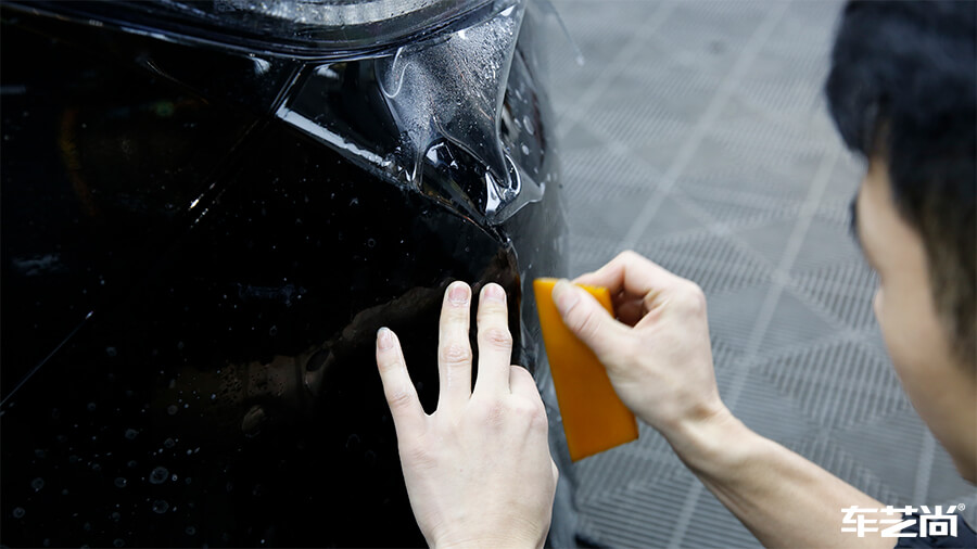 丰田埃尔法选择车艺尚，施工隐形车衣案例分享（8）