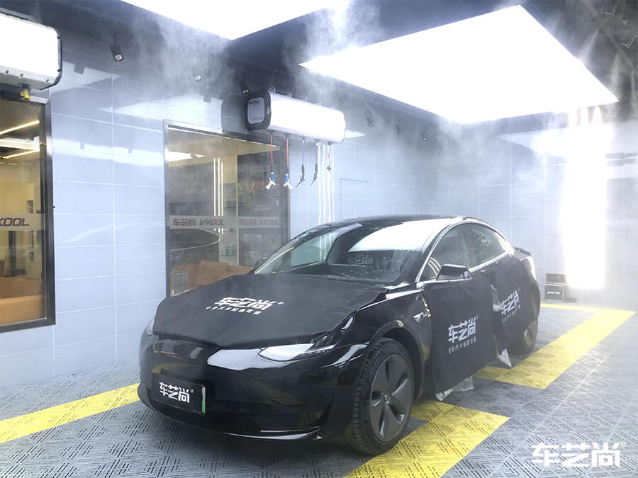 特斯拉 Model3施工Llumar（龙膜）玻璃膜展示（1）