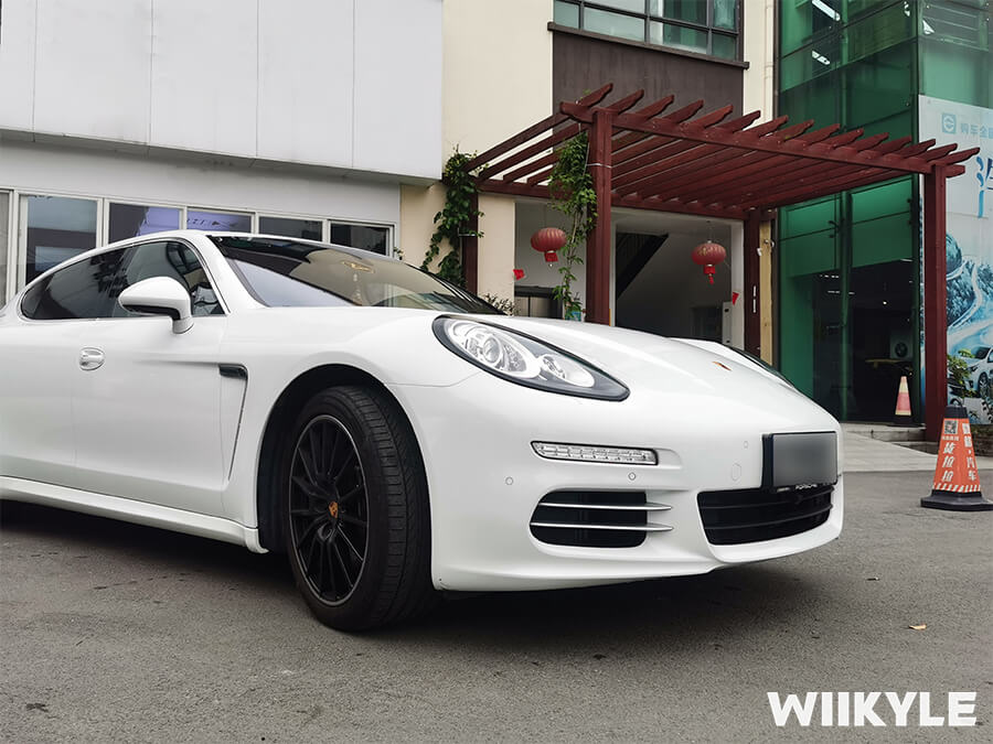 保时捷帕拉梅拉施工WIIKYLE隐形车衣（9）