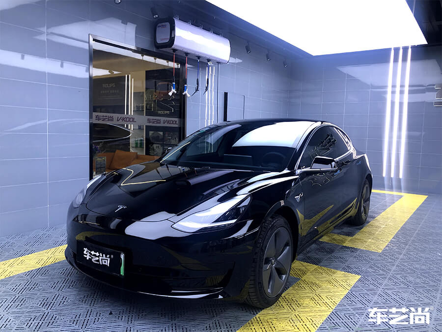 特斯拉 Model3施工Llumar（龙膜）玻璃膜展示（9）