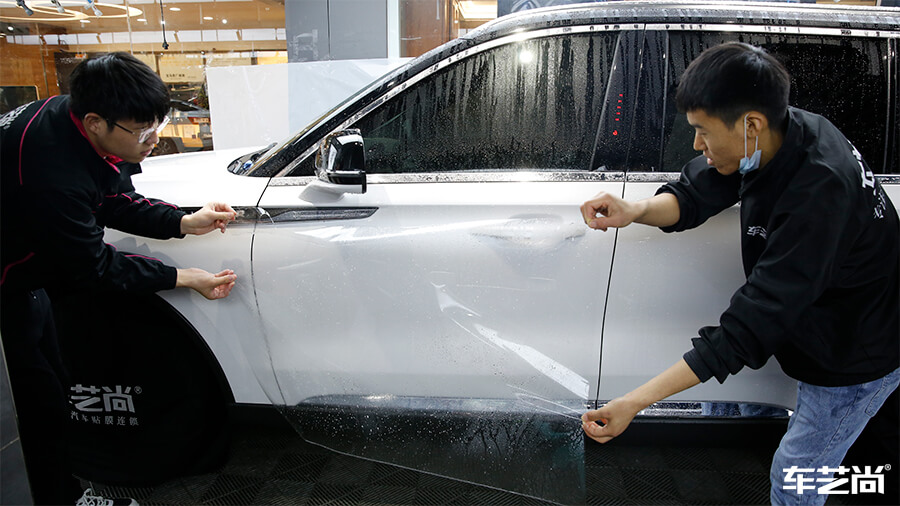 林肯 飞行家施工威固漆面保护膜案例分享（3）