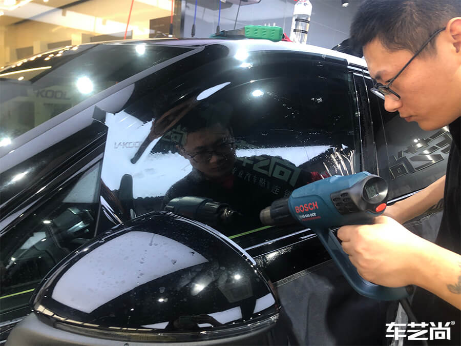 车膜为什么要先贴在外面？车艺尚精彩案例呈现（8）