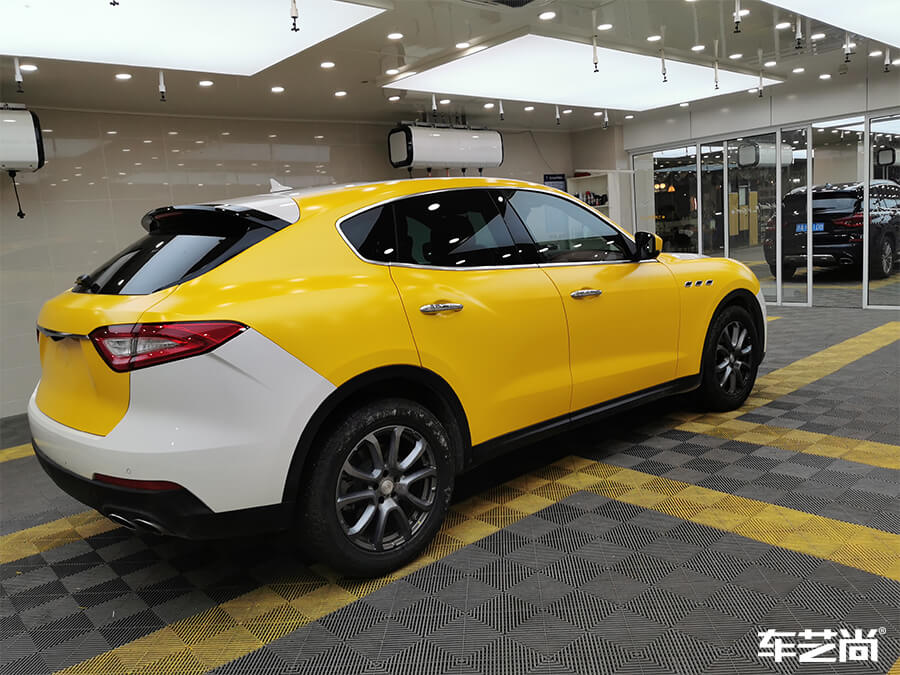 玛莎拉蒂装贴欧瑞飞（Orafol）改色膜施工流程图（7）