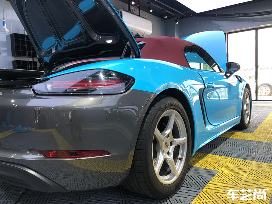 保时捷718完美“变身”，车艺尚装饰不一样的色彩（7）