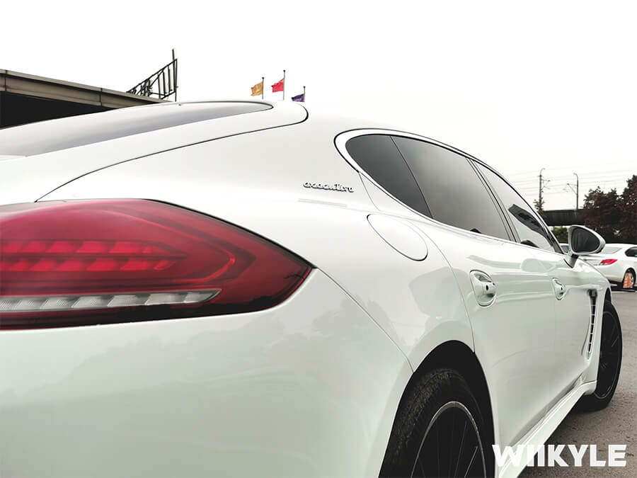 保时捷帕拉梅拉施工WIIKYLE隐形车衣（7）