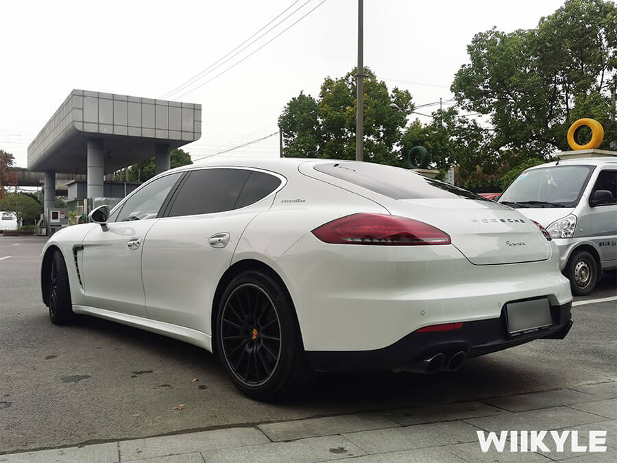 保时捷帕拉梅拉施工WIIKYLE隐形车衣（11）