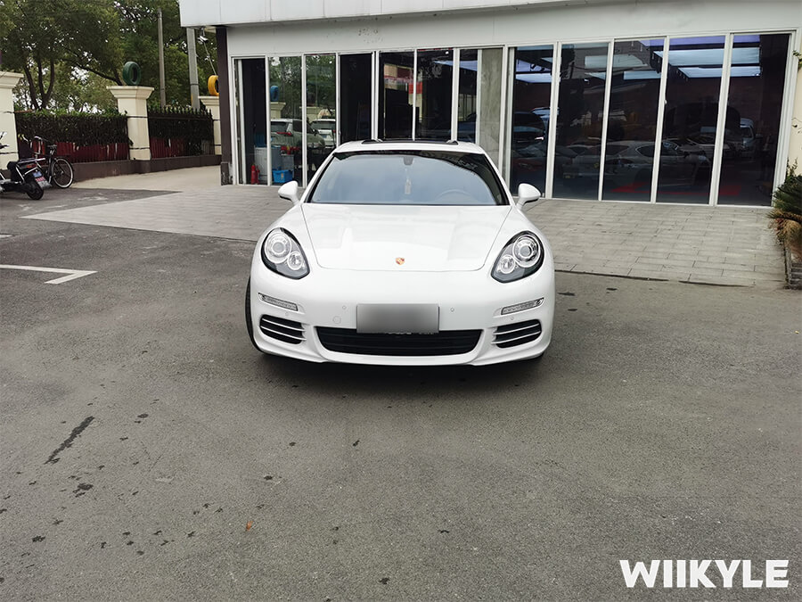 保时捷帕拉梅拉施工WIIKYLE隐形车衣（8）