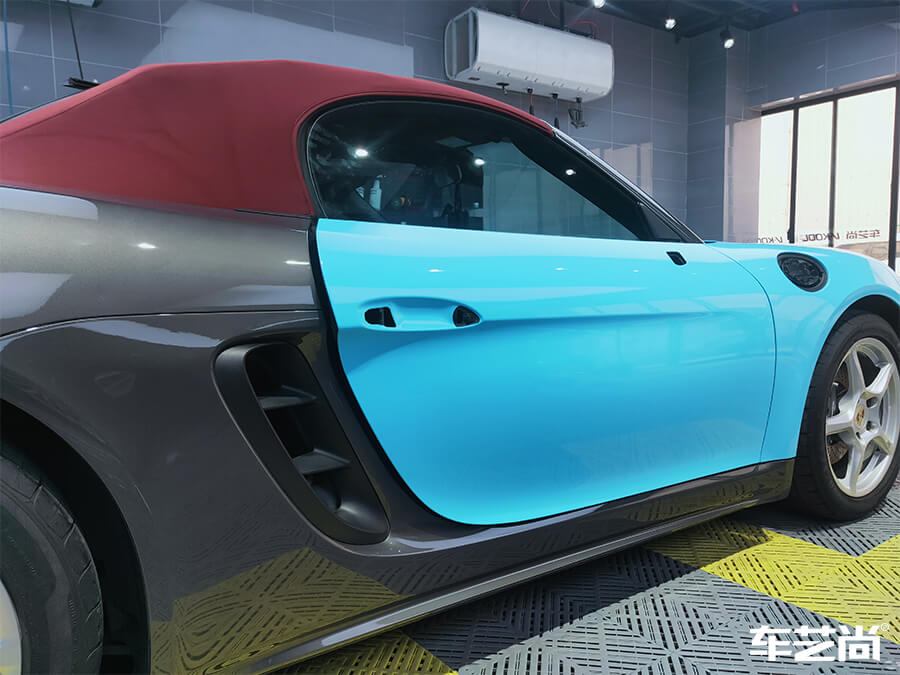 保时捷718完美“变身”，车艺尚装饰不一样的色彩（9）