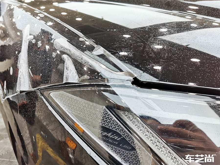 兰博基尼装贴威固漆面保护膜案例图展示（6）