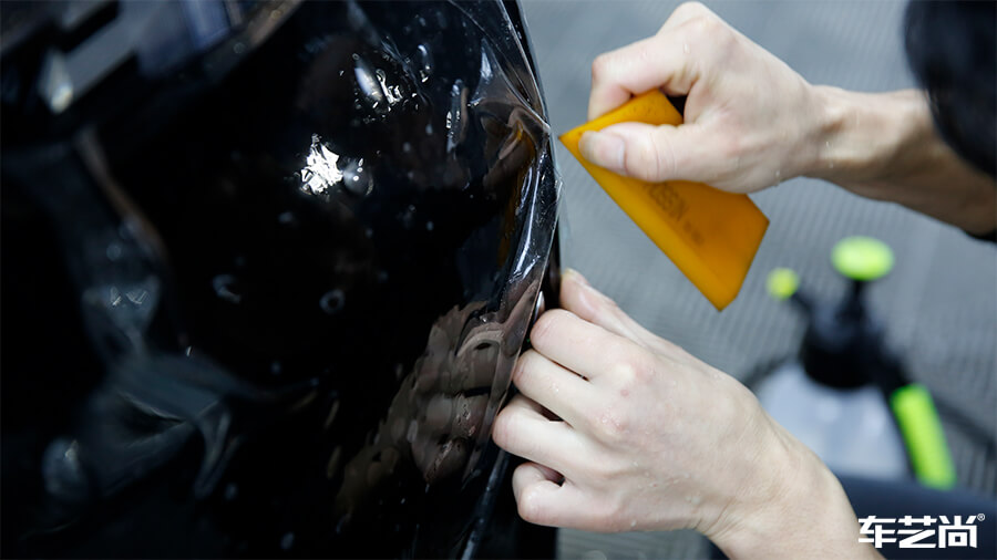 丰田埃尔法选择车艺尚，施工隐形车衣案例分享（11）