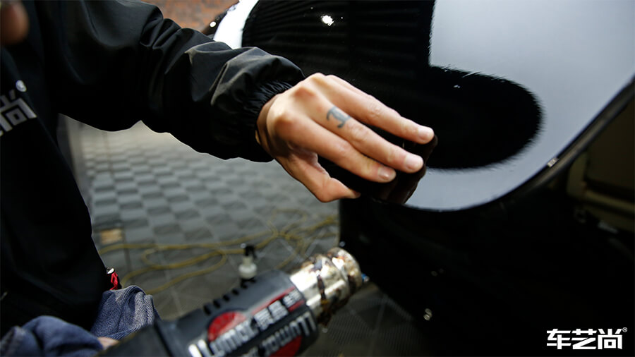 丰田埃尔法选择车艺尚，施工隐形车衣案例分享（16）