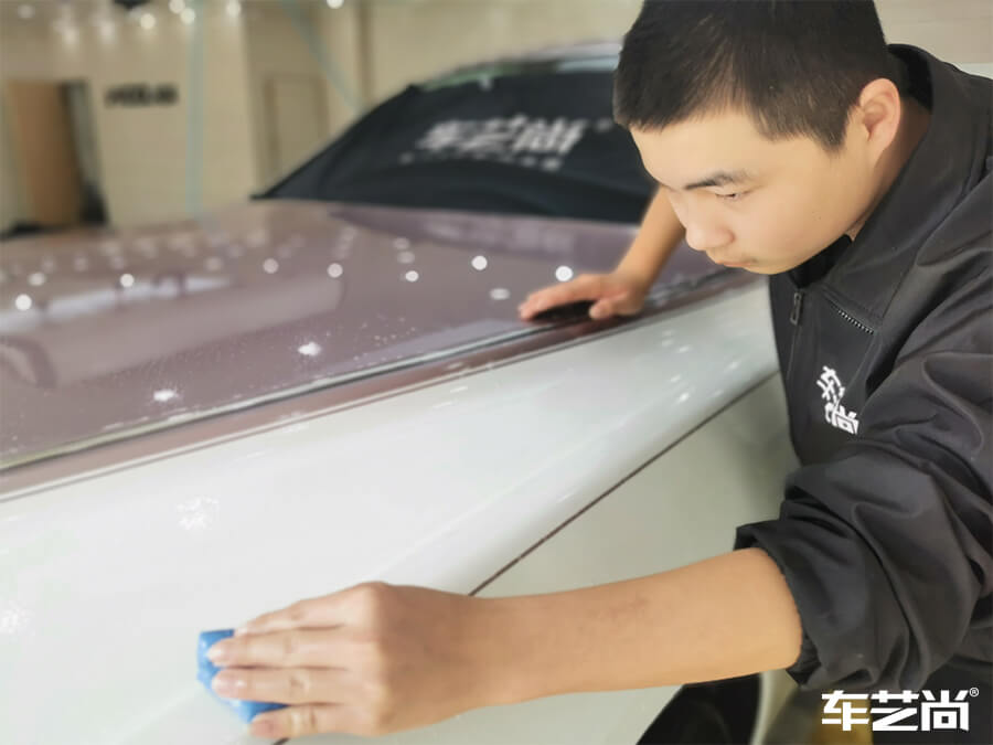 劳斯莱斯施工威固隐形车衣，流程展示（7）