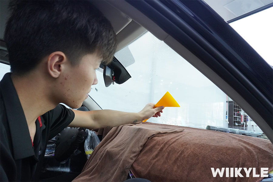 宝马3系施工WIIKYLE隔热膜，展示“非一般”的保护（12）