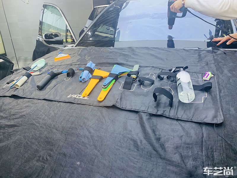蔚来ES8施工威固隔热膜施工过程展示（图二）