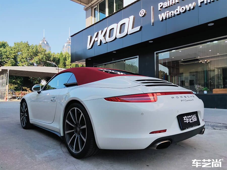 保时捷911告诉你上海专业的汽车贴膜哪家强？（13）