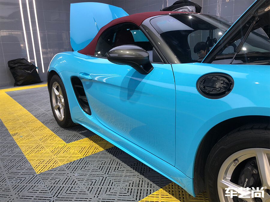 保时捷718完美“变身”，车艺尚装饰不一样的色彩（11）