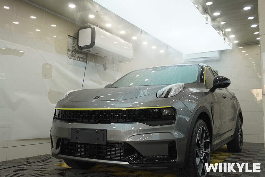 领克05施工WIIKYLE隐形车衣，施工流程展示（2）