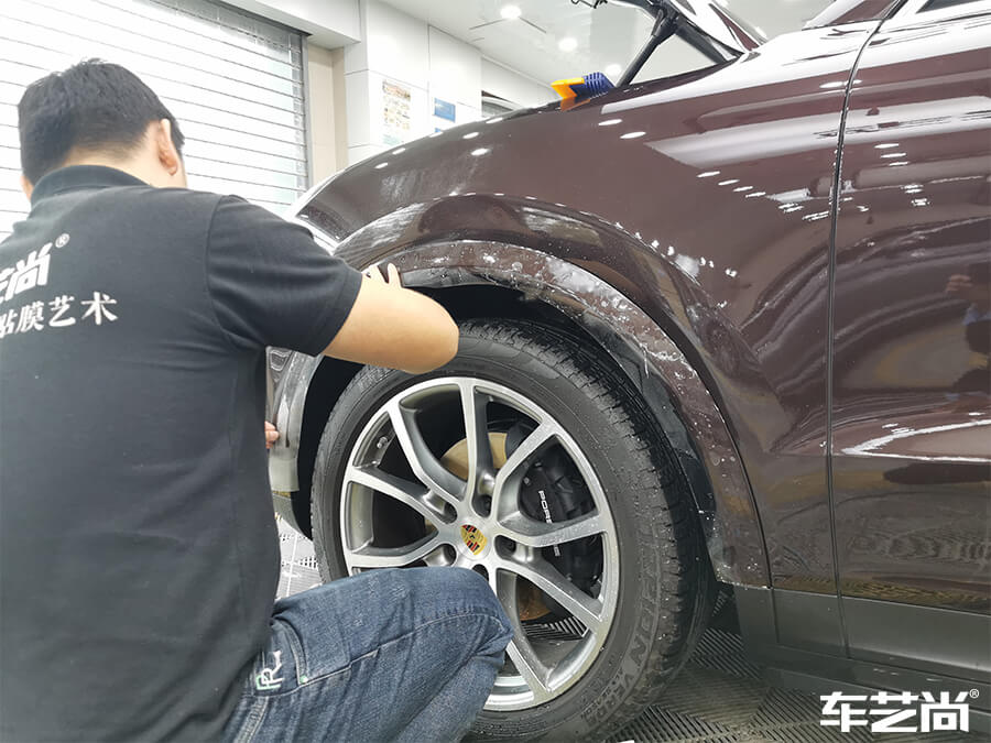 保时捷卡宴实贴威固隐形车衣效果怎么样？（2）