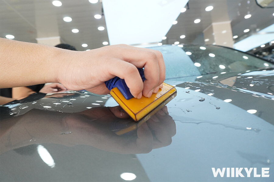 领克05施工WIIKYLE隐形车衣，施工流程展示（9）