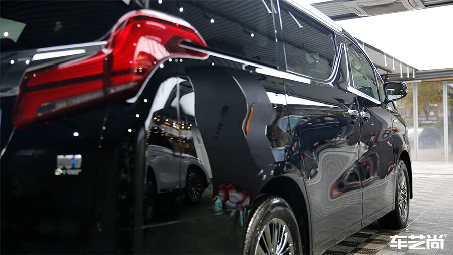 丰田埃尔法选择车艺尚，施工隐形车衣案例分享（13）