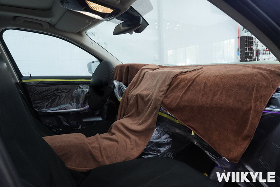 宝马3系施工WIIKYLE隔热膜，展示“非一般”的保护（2）