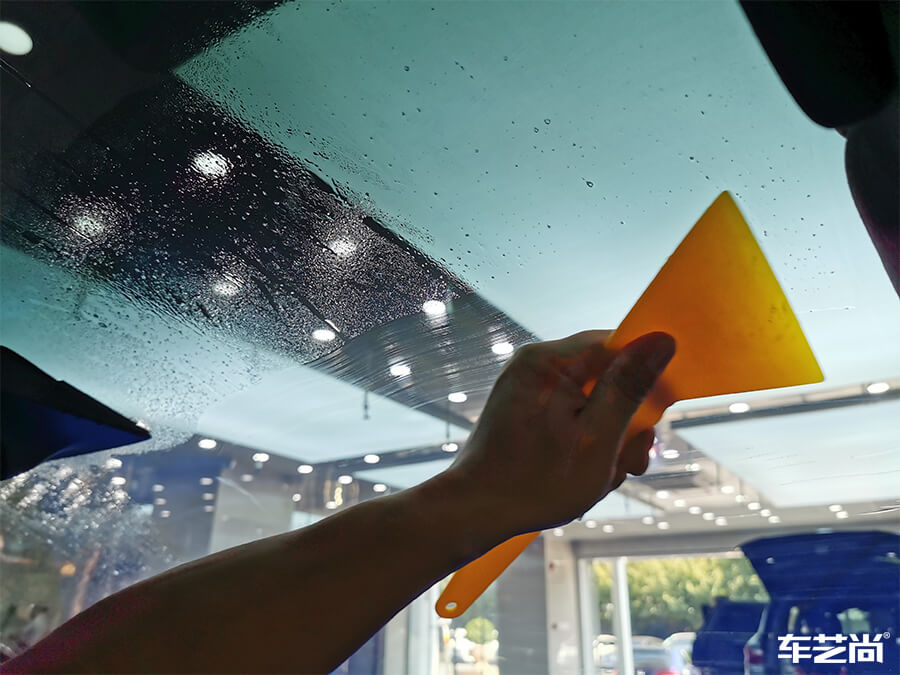 特斯拉Model X施工威固隔热膜，案例展示（10）