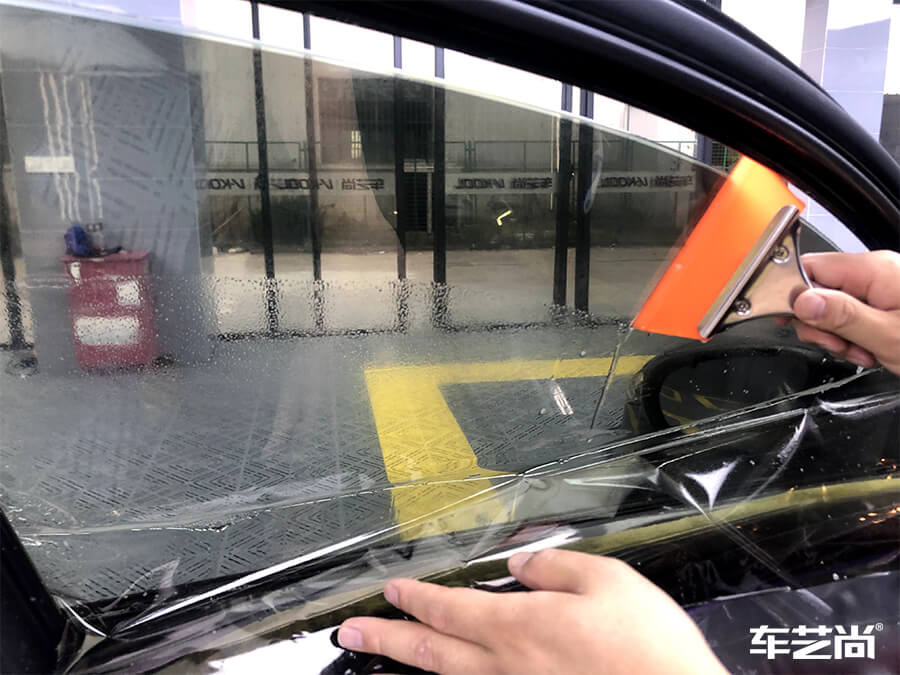 特斯拉 Model3施工Llumar（龙膜）玻璃膜展示（5）