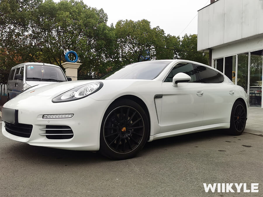 保时捷帕拉梅拉施工WIIKYLE隐形车衣（10）