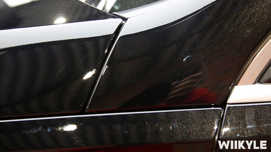 奔驰GLE450装贴WIIKYLE隐形车衣流程展示（12）