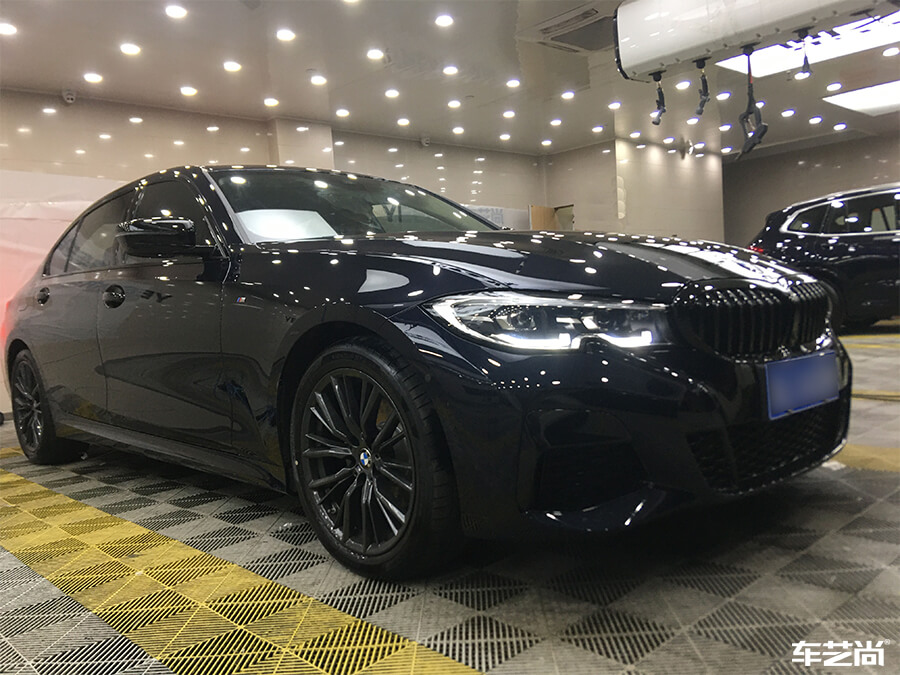 宝马3系装贴威固隐形车衣，流程展示（6）