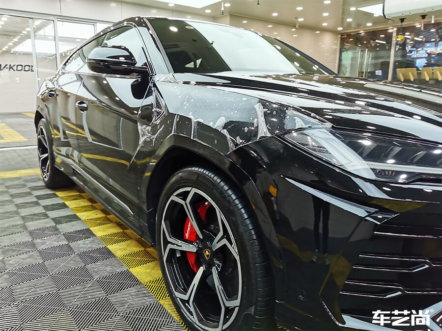 兰博基尼装贴威固漆面保护膜案例图展示（5）