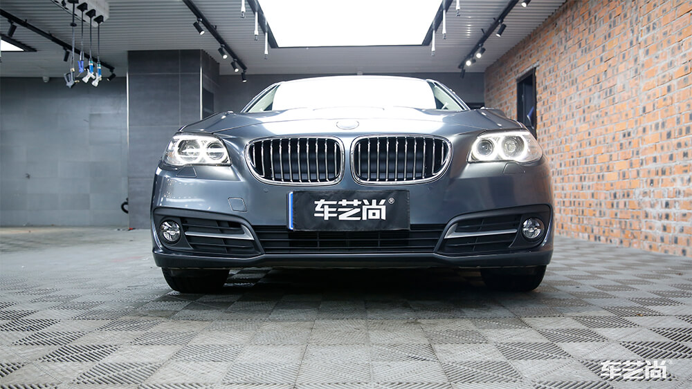 宝马汽车贴改色膜前后对比效果展示
