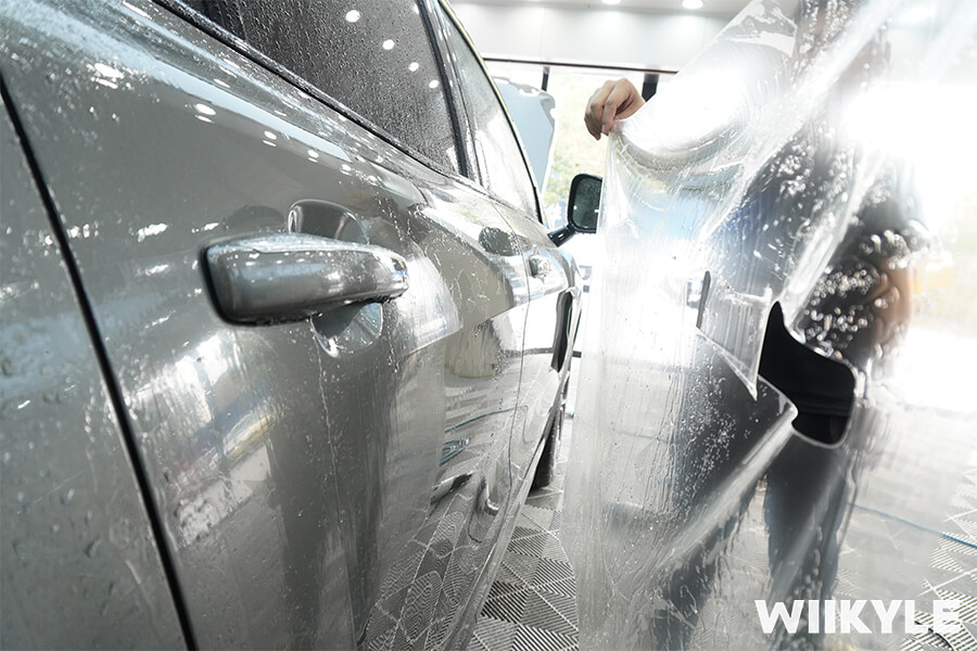 领克05施工WIIKYLE隐形车衣，施工流程展示（4）