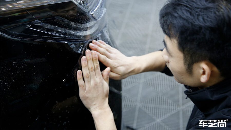 丰田埃尔法选择车艺尚，施工隐形车衣案例分享（7）